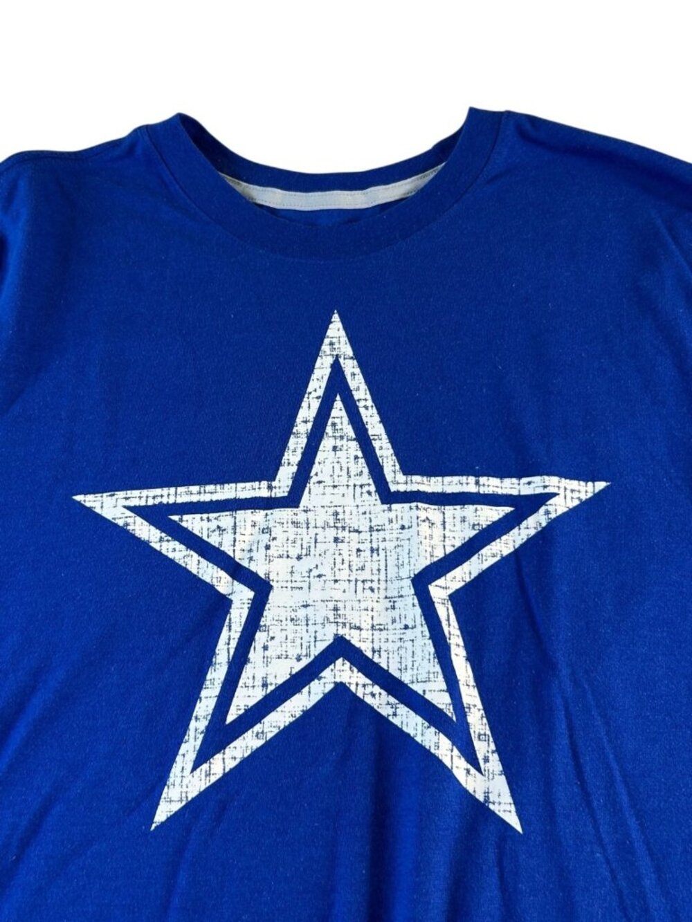 Dallas Cowboys NFL Nike T Shirt Size Large Blue Swoosh Short Sleeve Football - Picture 3 of 8
